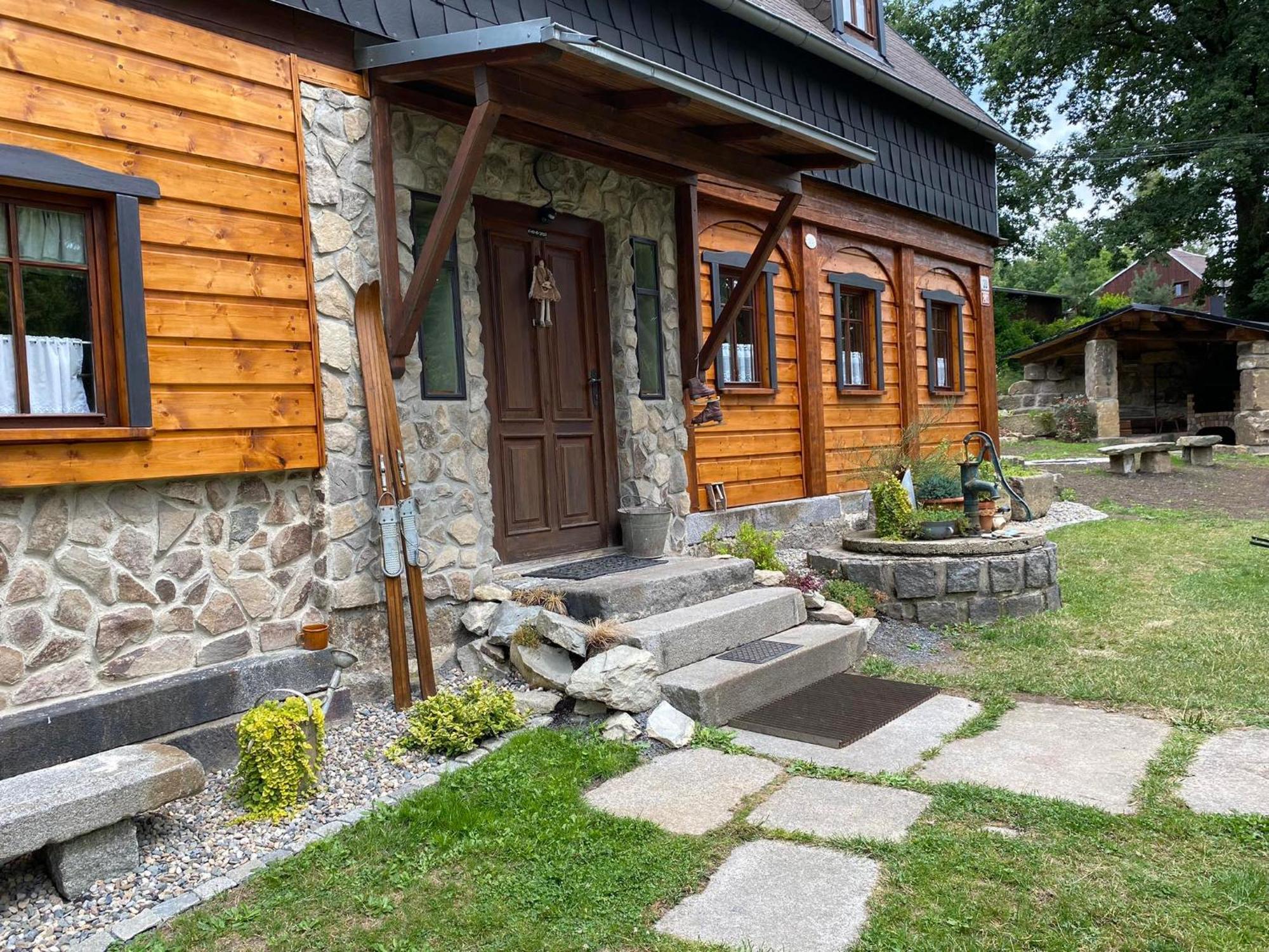 Chaloupka Království Šluknov Exterior foto